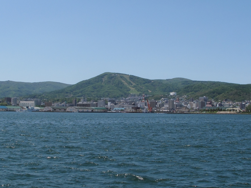 Otaru city view from port